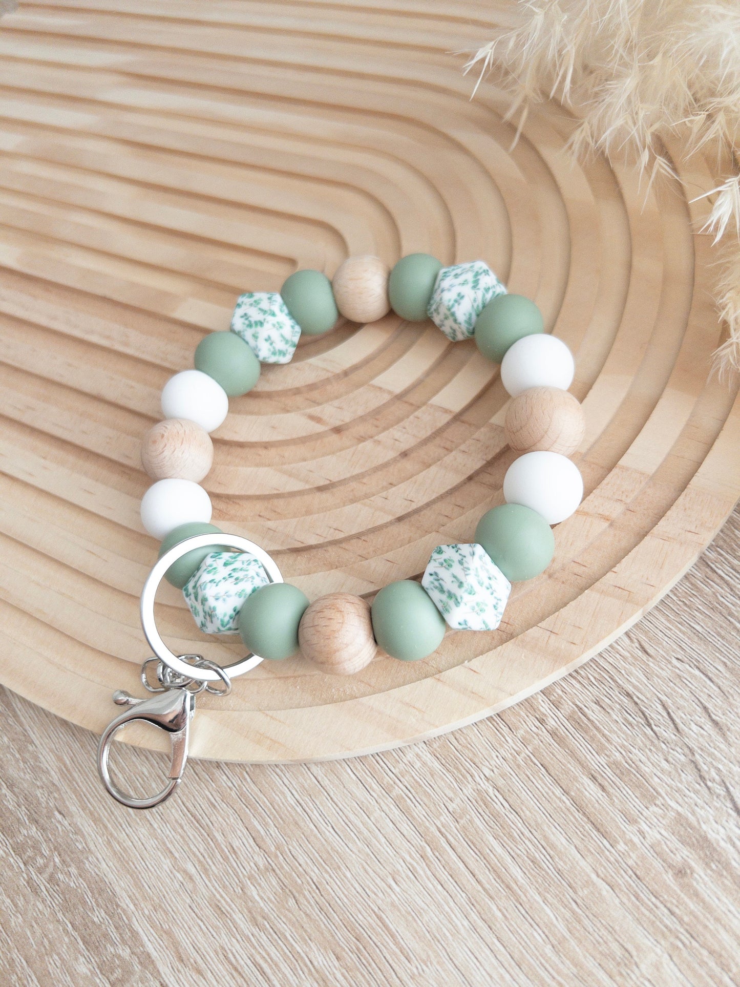 Eucalyptus Themed Wristlet