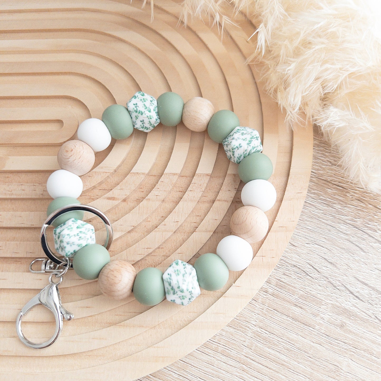 Eucalyptus Themed Wristlet