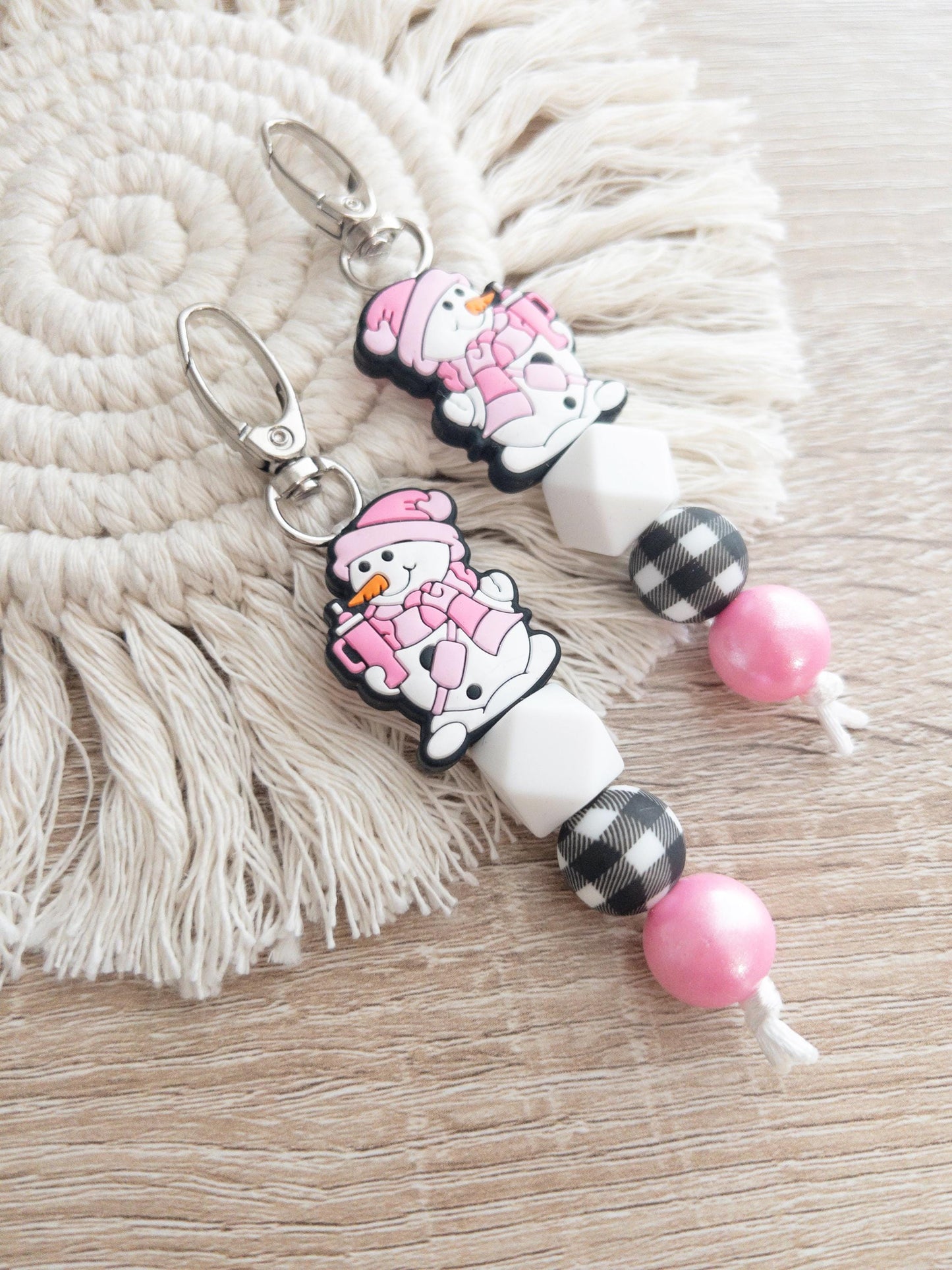 Christmas Keychains | Snowman Keychain