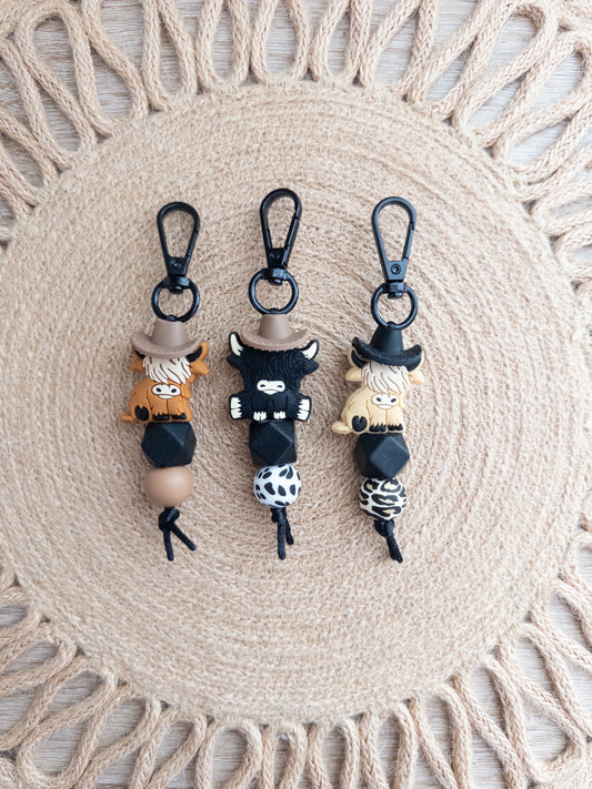 Highland Cow Keychains