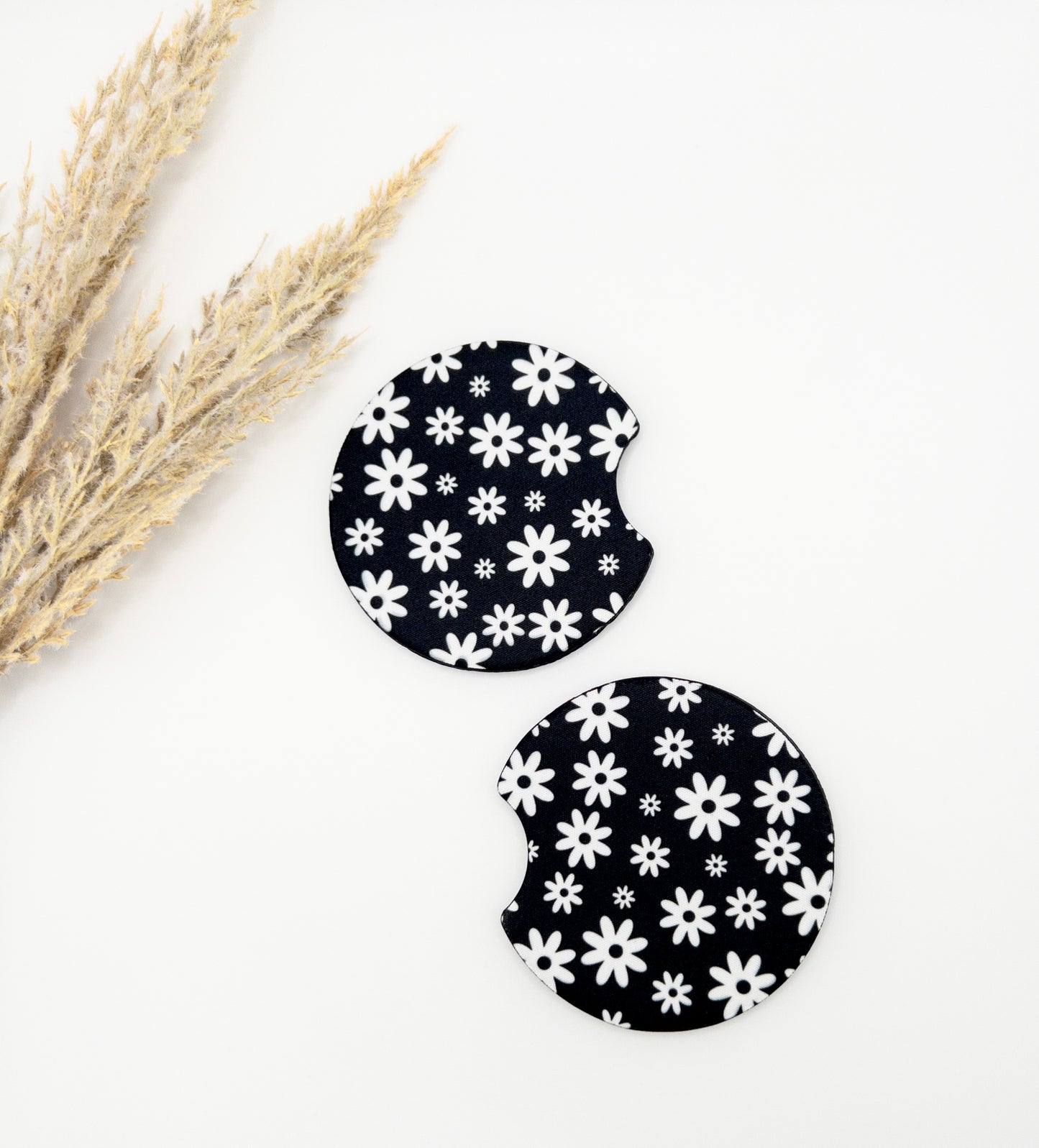 Car Coasters | Floral Prints