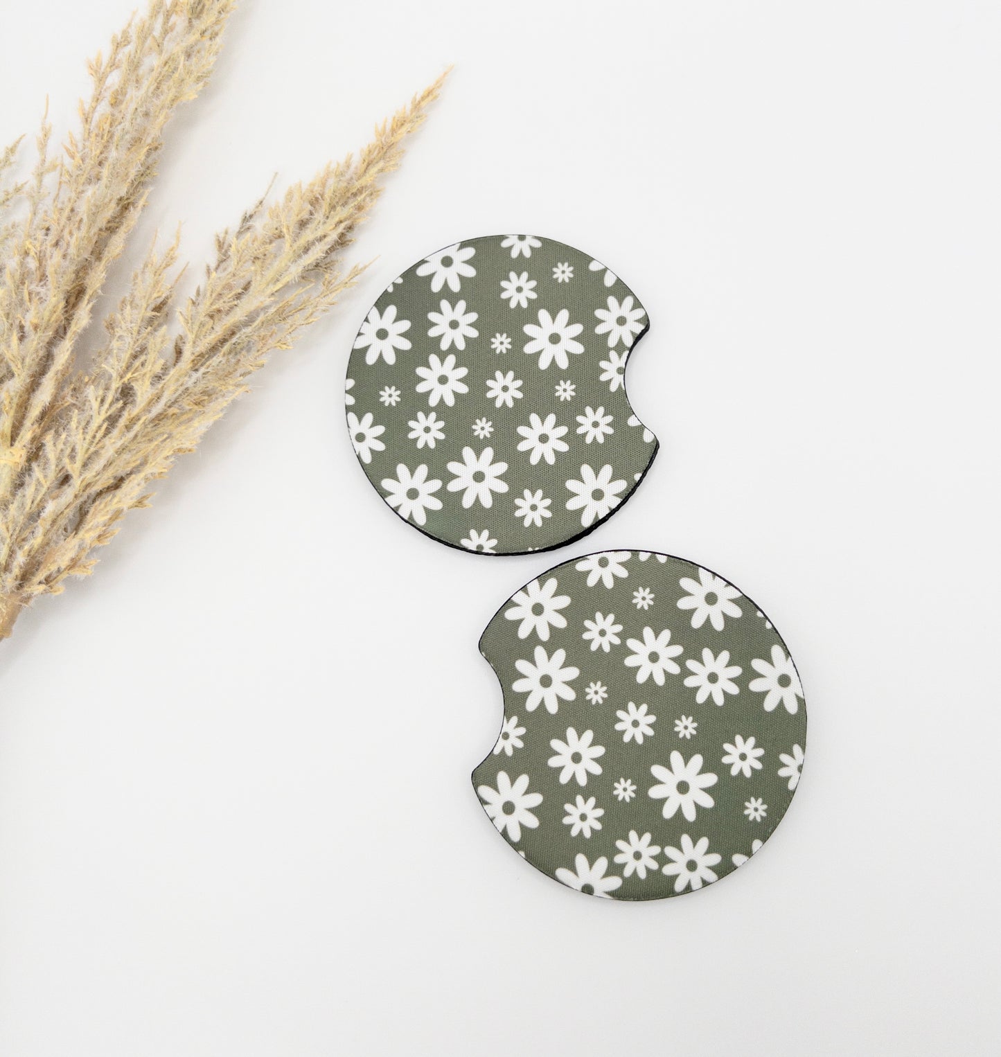 Car Coasters | Floral Prints