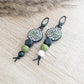 Army Green Mama Keychains