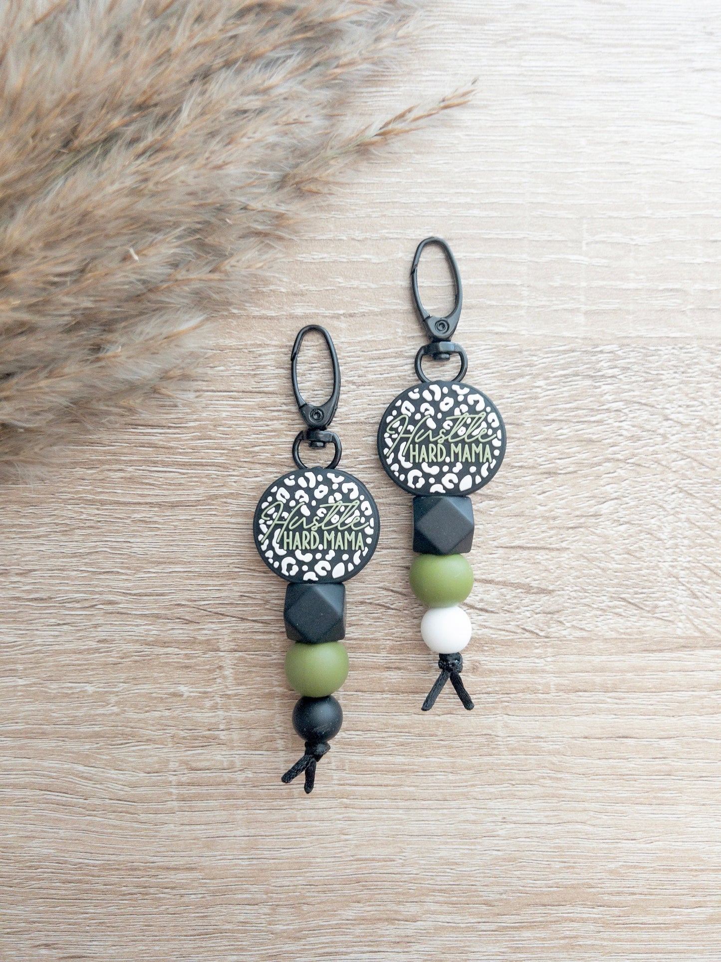 Army Green Mama Keychains