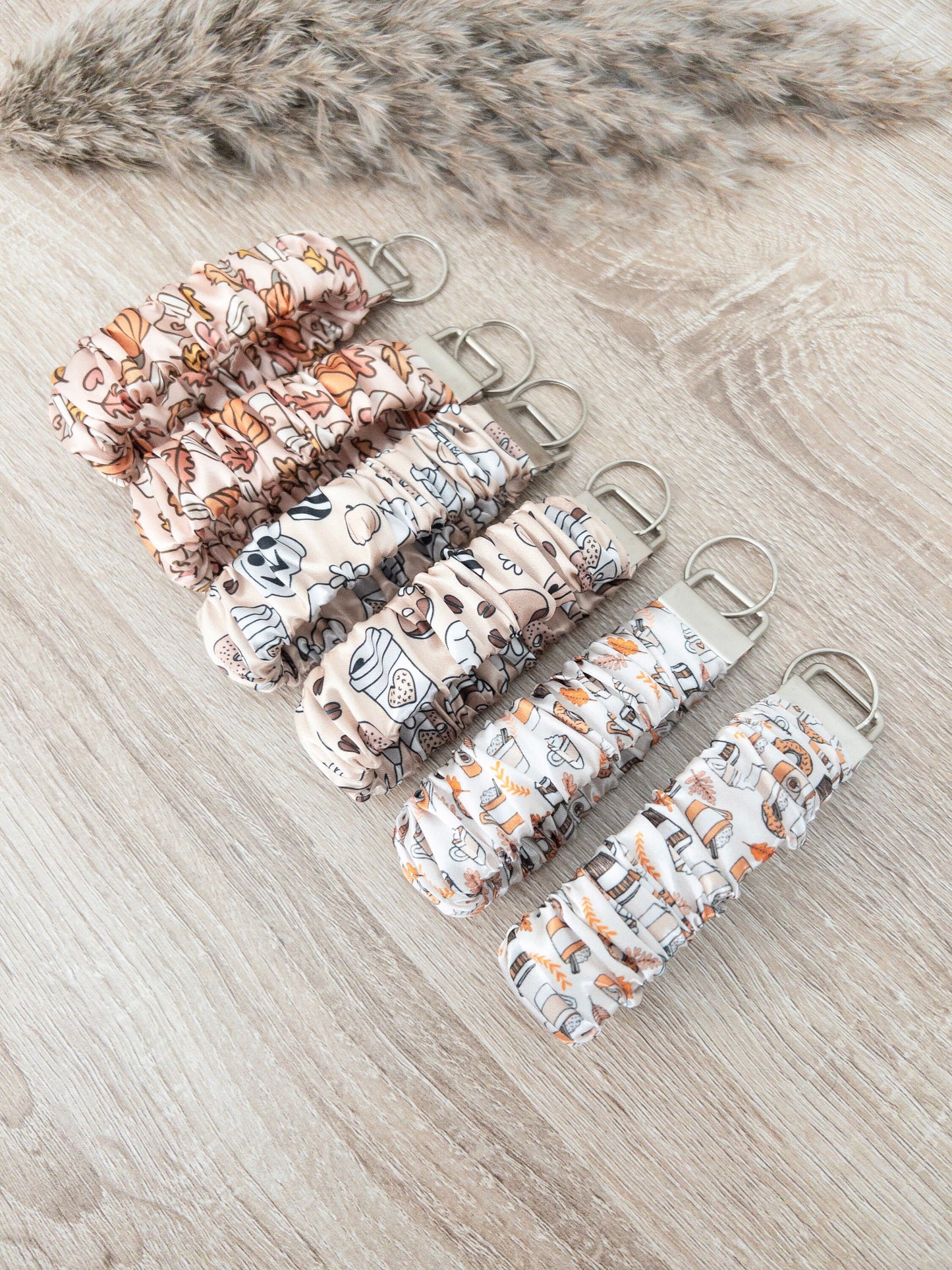 Fall Scrunchy Wristlets