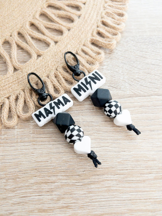 Mama and Mini Keychains