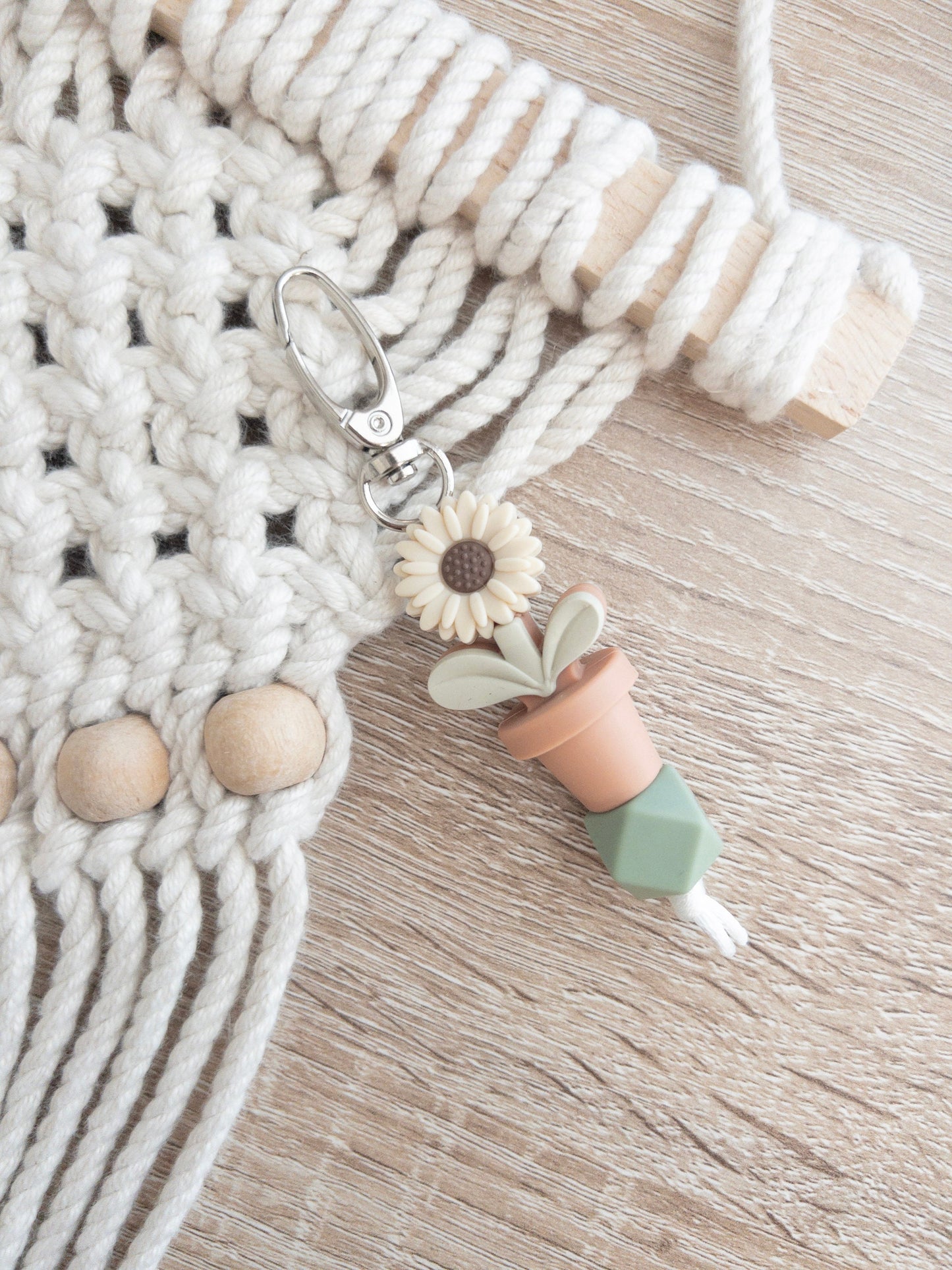 Flower Pot Keychains