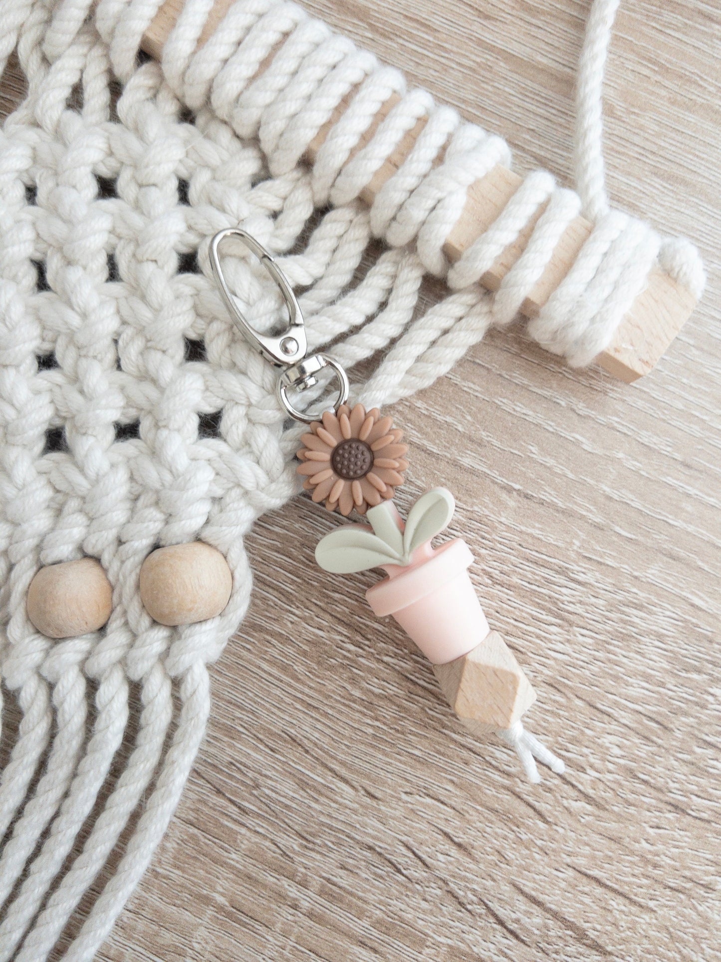 Flower Pot Keychains