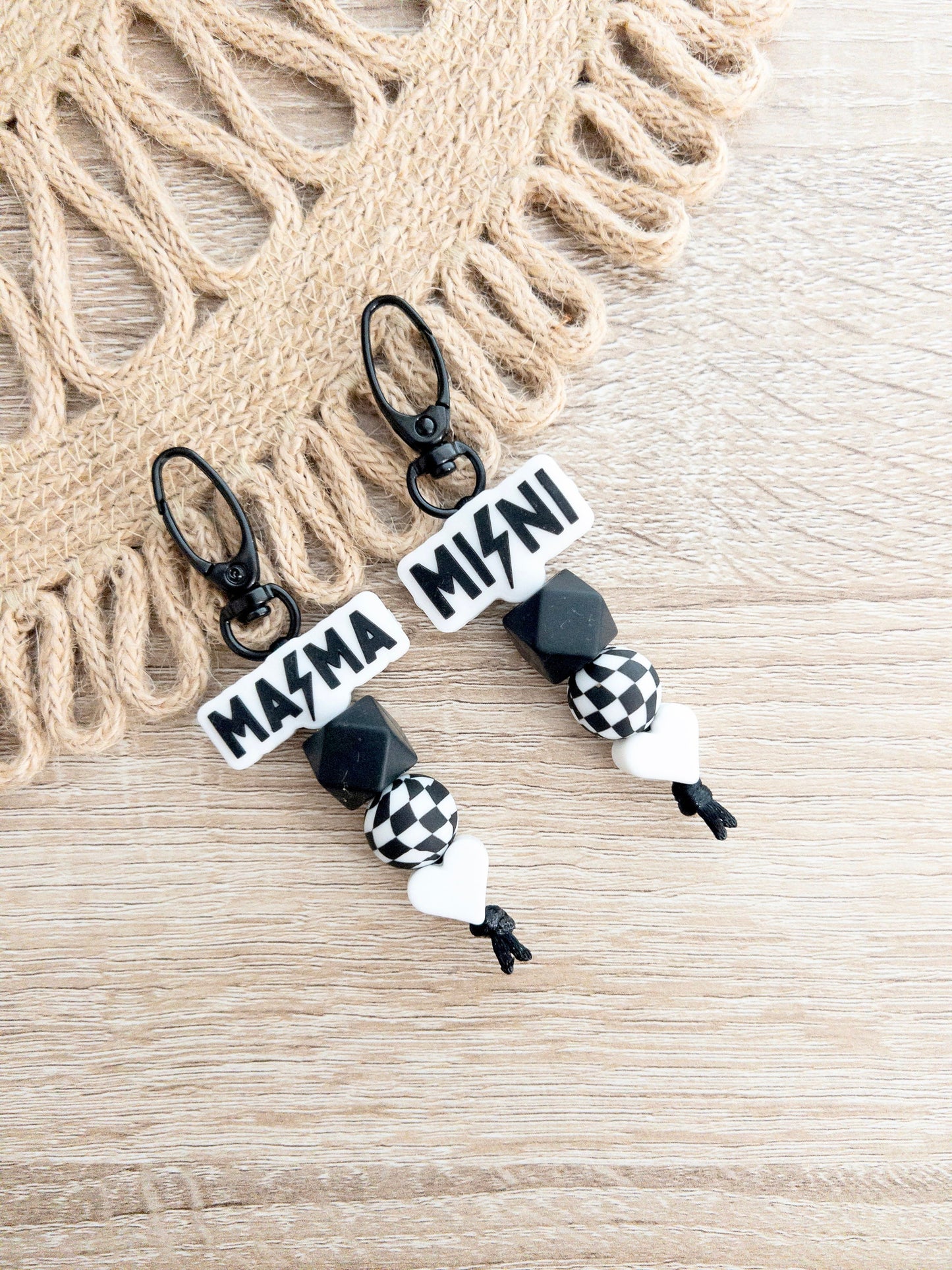 Mama and Mini Keychains