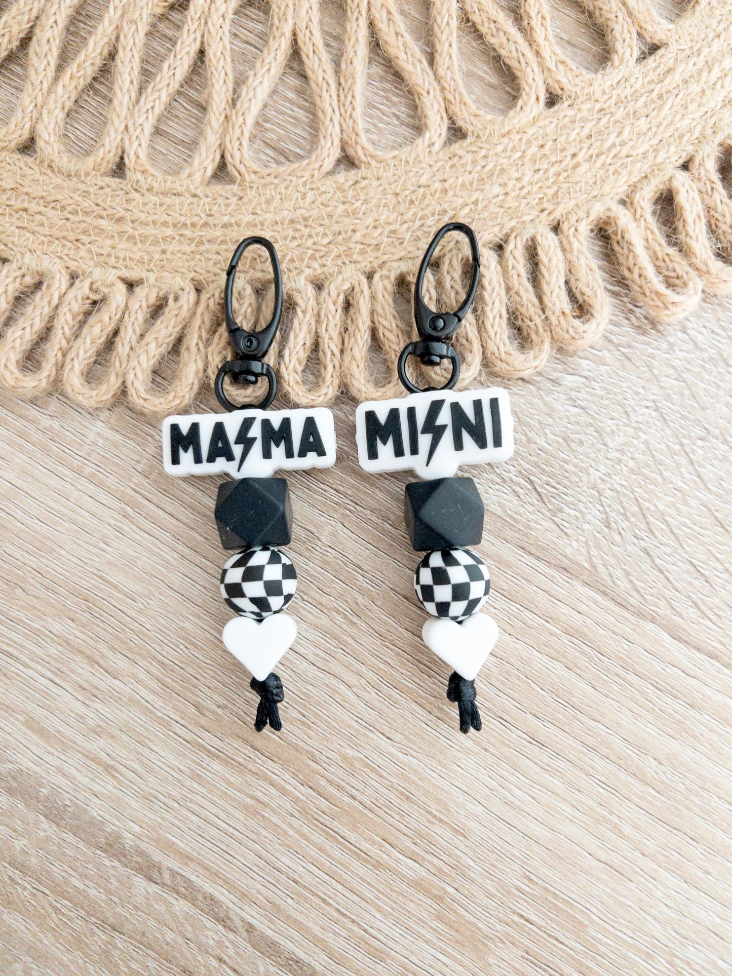 Mama and Mini Keychains