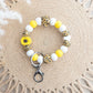 Sunflower Wristlet & Keychain