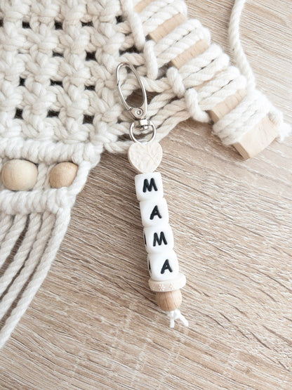 Boho Mama Keychains with Heart