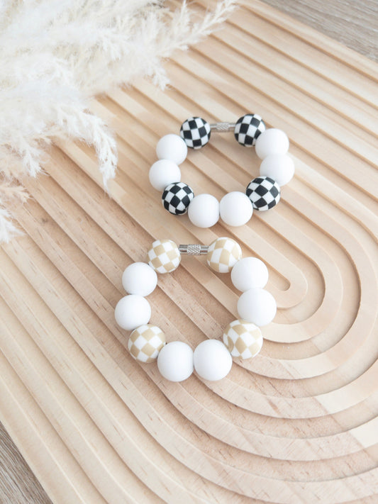 Tumbler Charms | Checkered Print