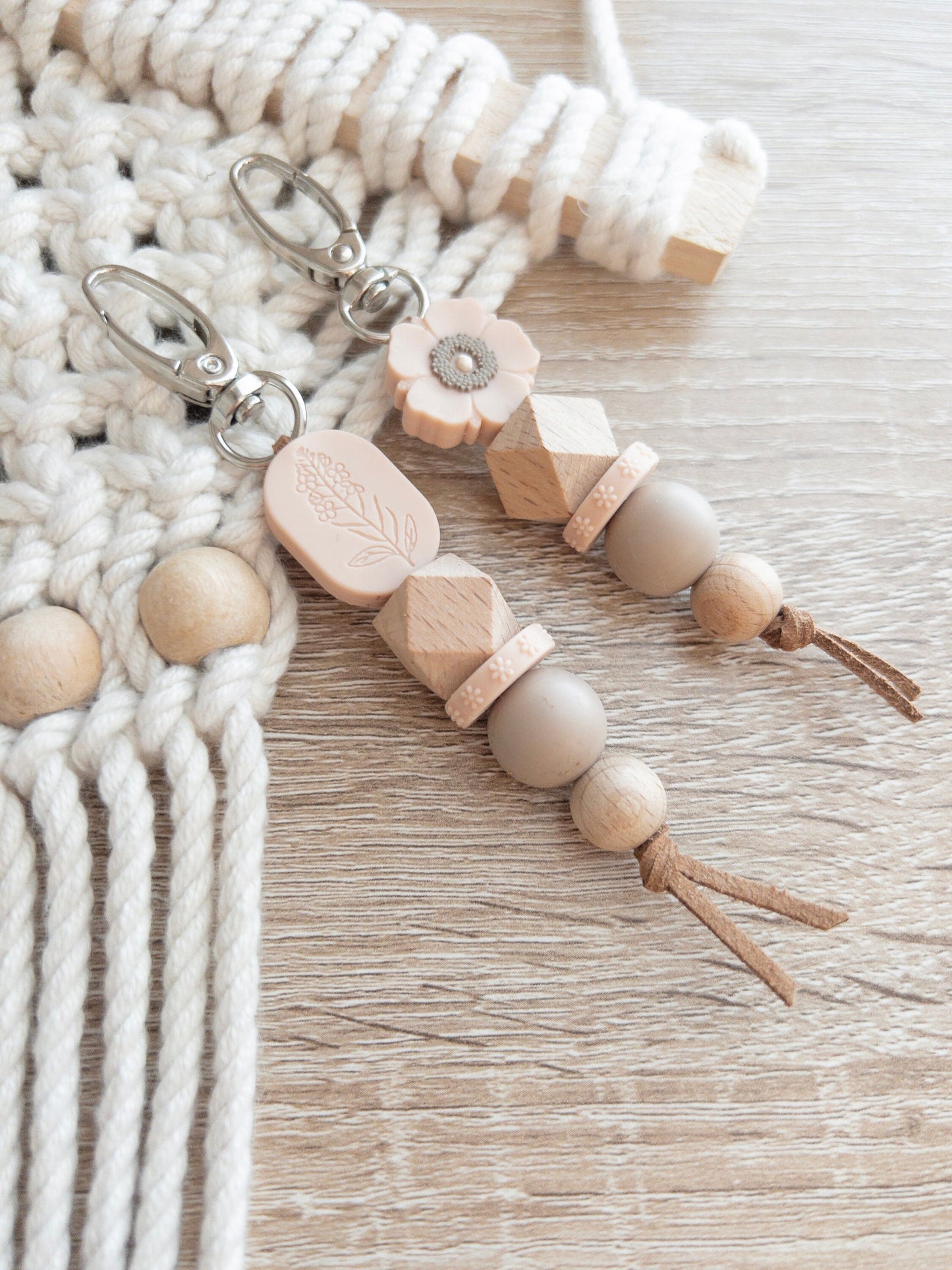 Boho Keychains | Blush Color