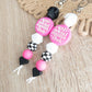 Pink Anti Social Moms Club Keychains