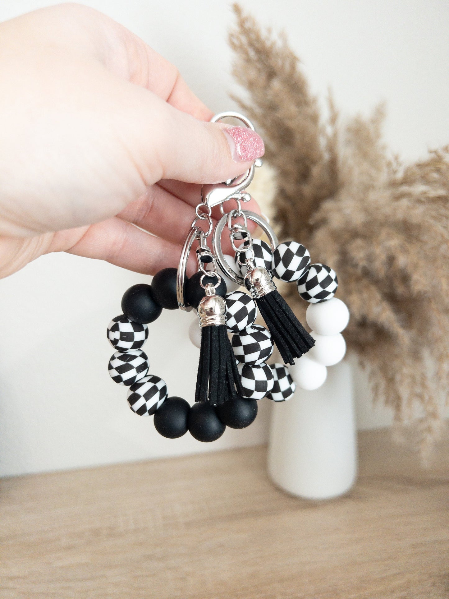 Mini Beaded Keychains