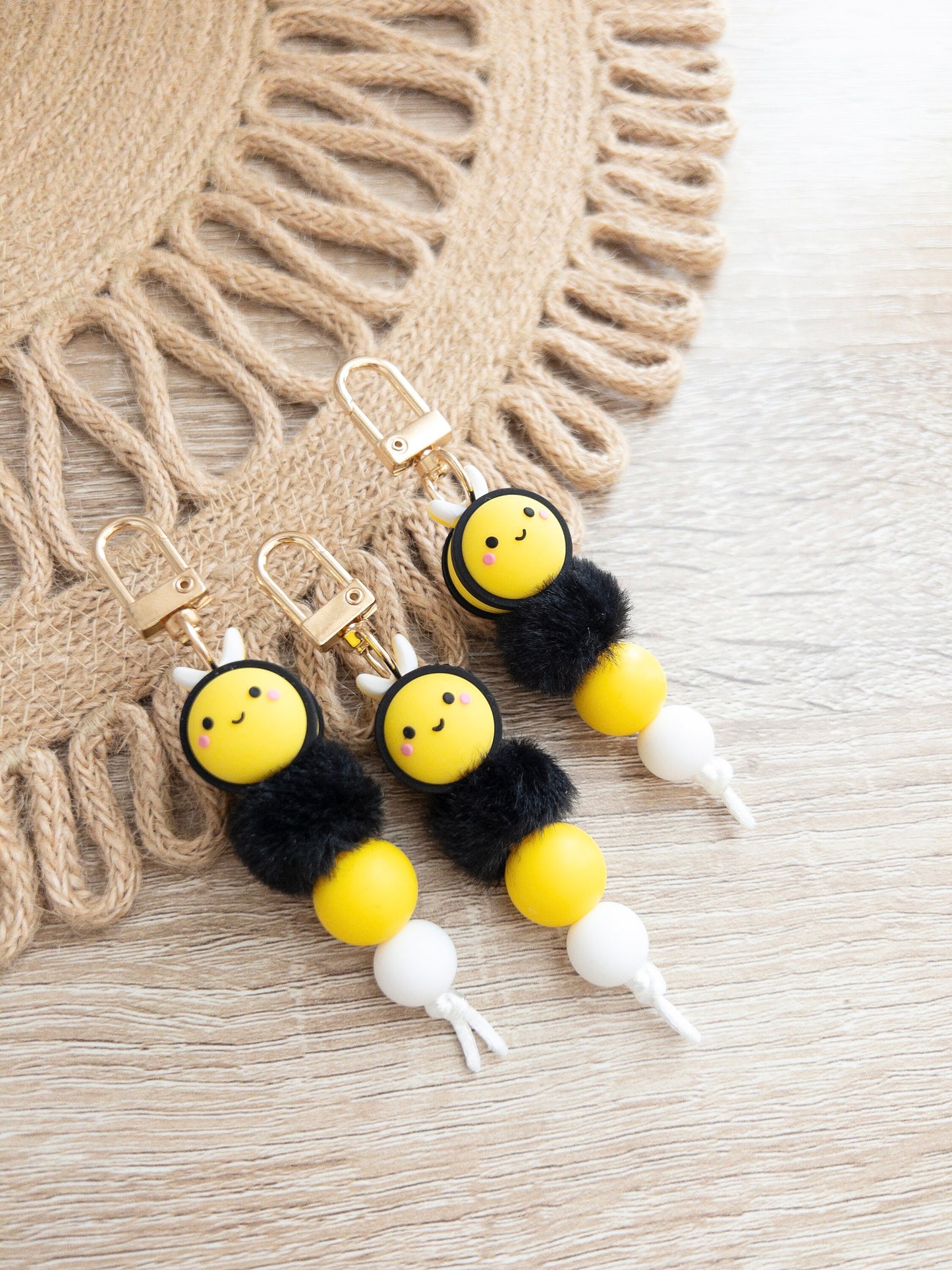 Bumble Bee Keychains