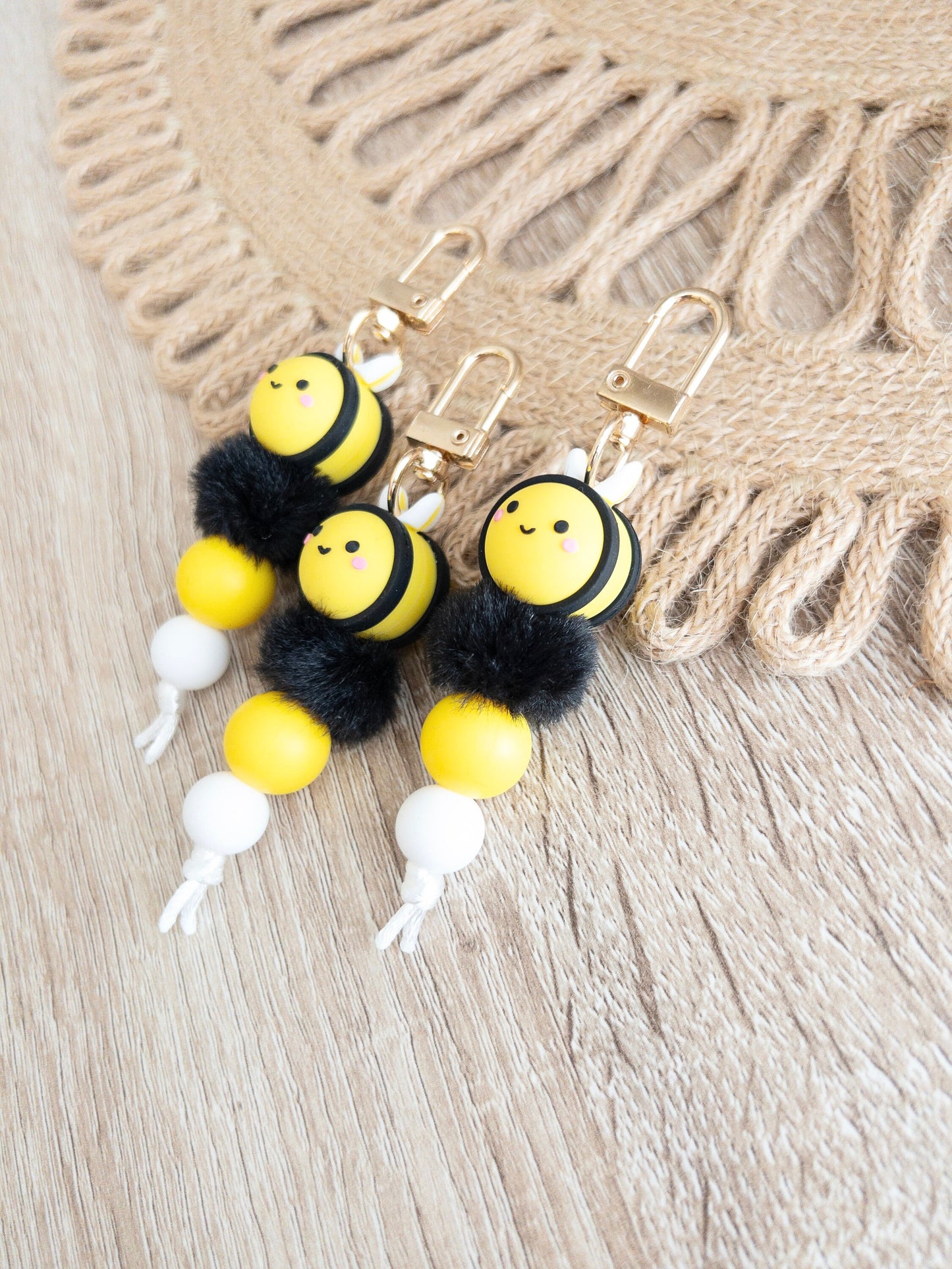 Bumble Bee Keychains