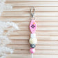 Keychains | Motel Style Keychains | Sweet 16 Gifts | Silicone Keychains | Cute Keychains | Gifts For Her | Fuzzy Keychains | Silicone Beads