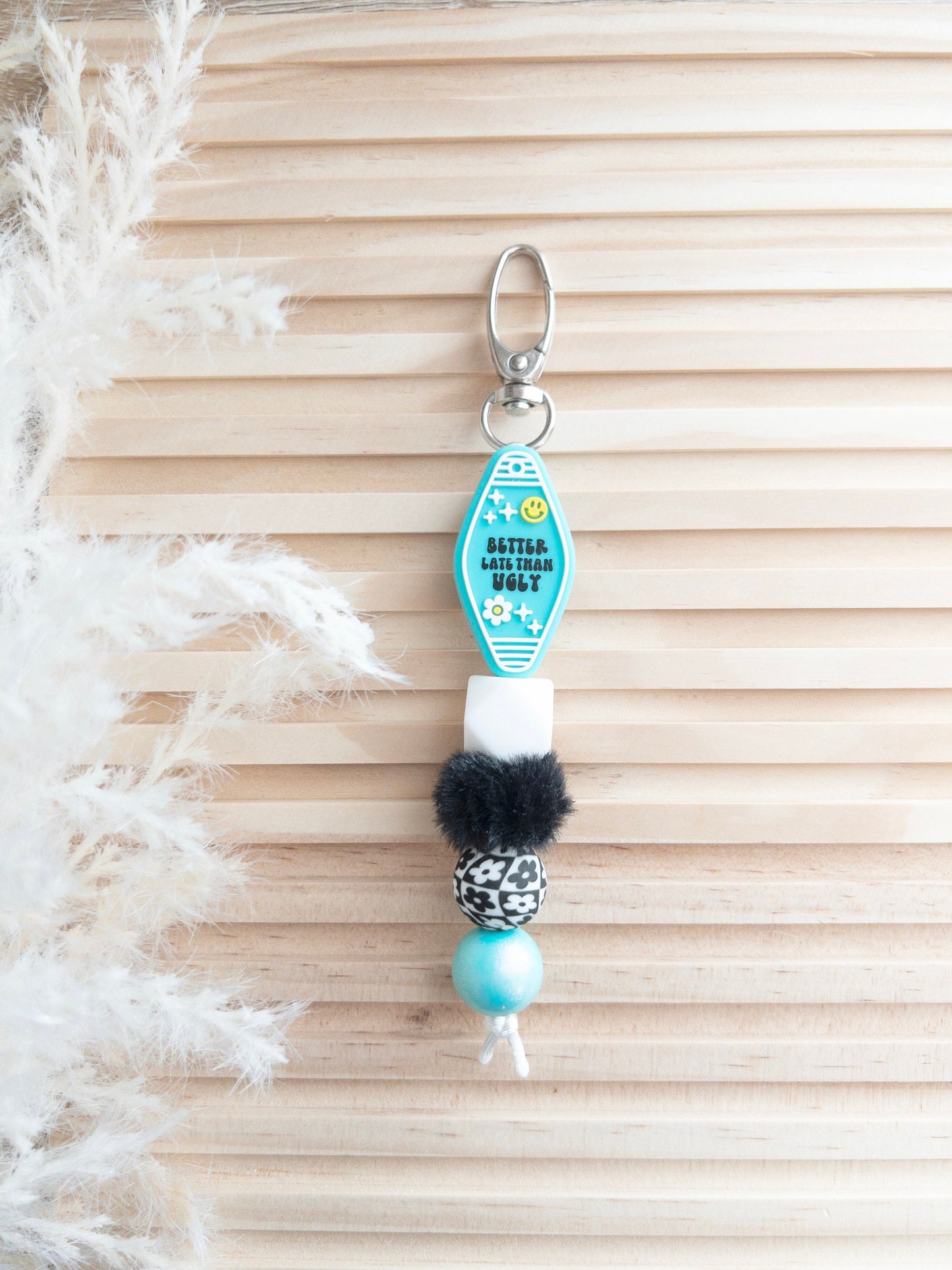 Keychains | Motel Style Keychains | Sweet 16 Gifts | Silicone Keychains | Cute Keychains | Gifts For Her | Fuzzy Keychains | Silicone Beads