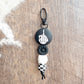 Checkered Middle Finger Keychain