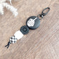 Checkered Middle Finger Keychain