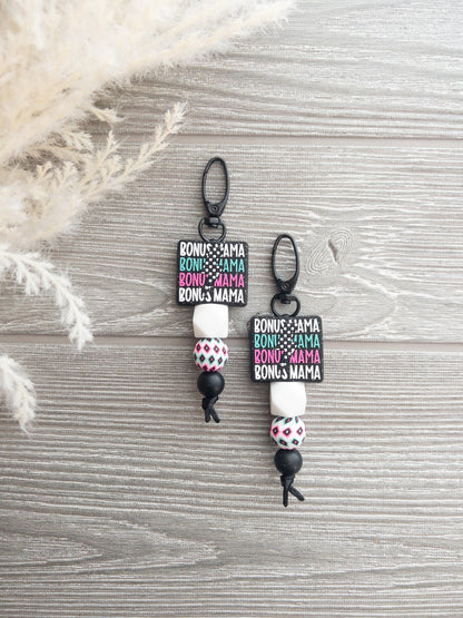 Bonus Mom Keychains | Mom Keychains | Step Mom Gifts