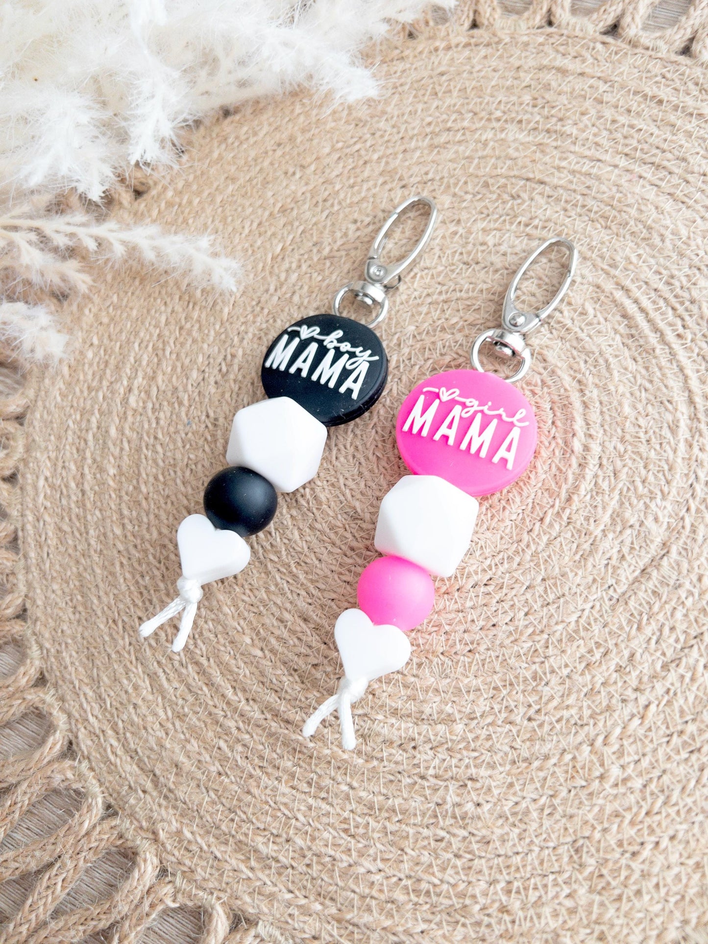 Boy & Girl Mama Keychains