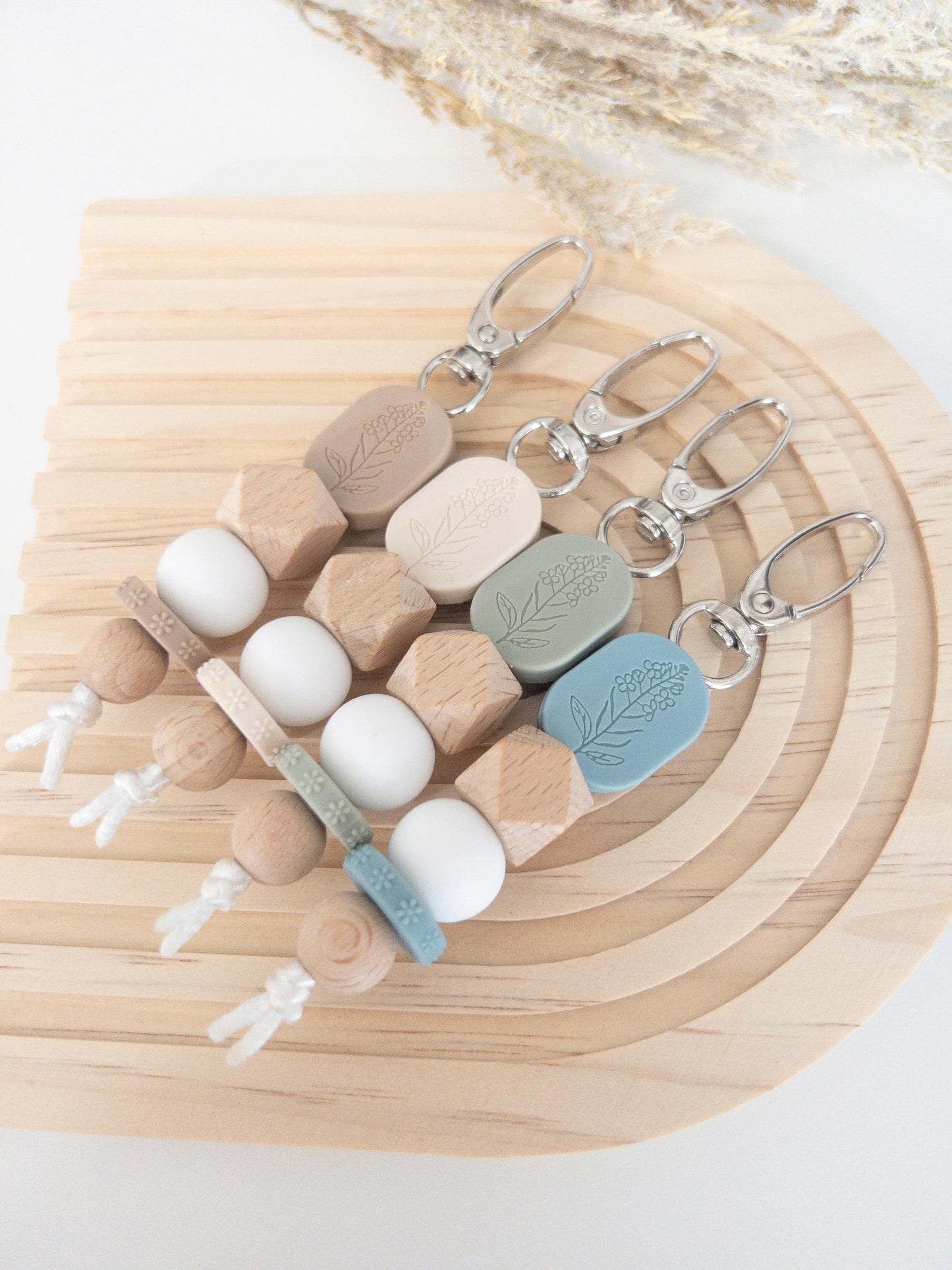 Boho Keychains | Neutral Colors