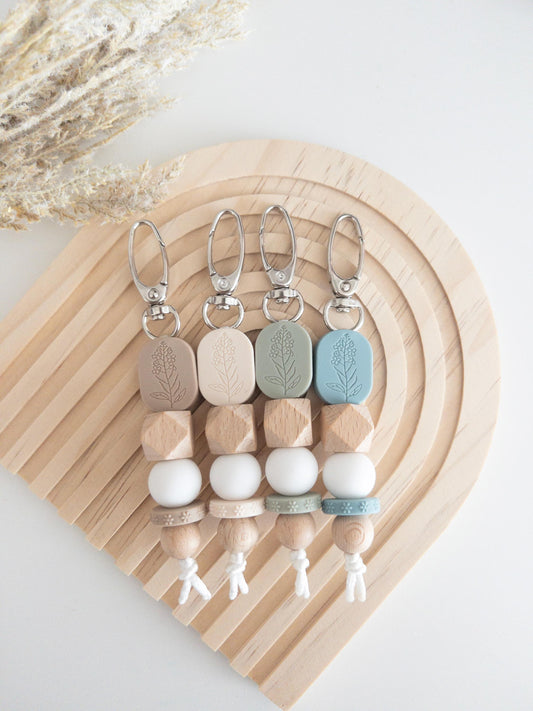 Boho Keychains | Neutral Colors