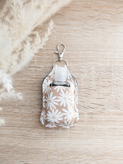 Flower Hand Sanitizer Keychain Holders