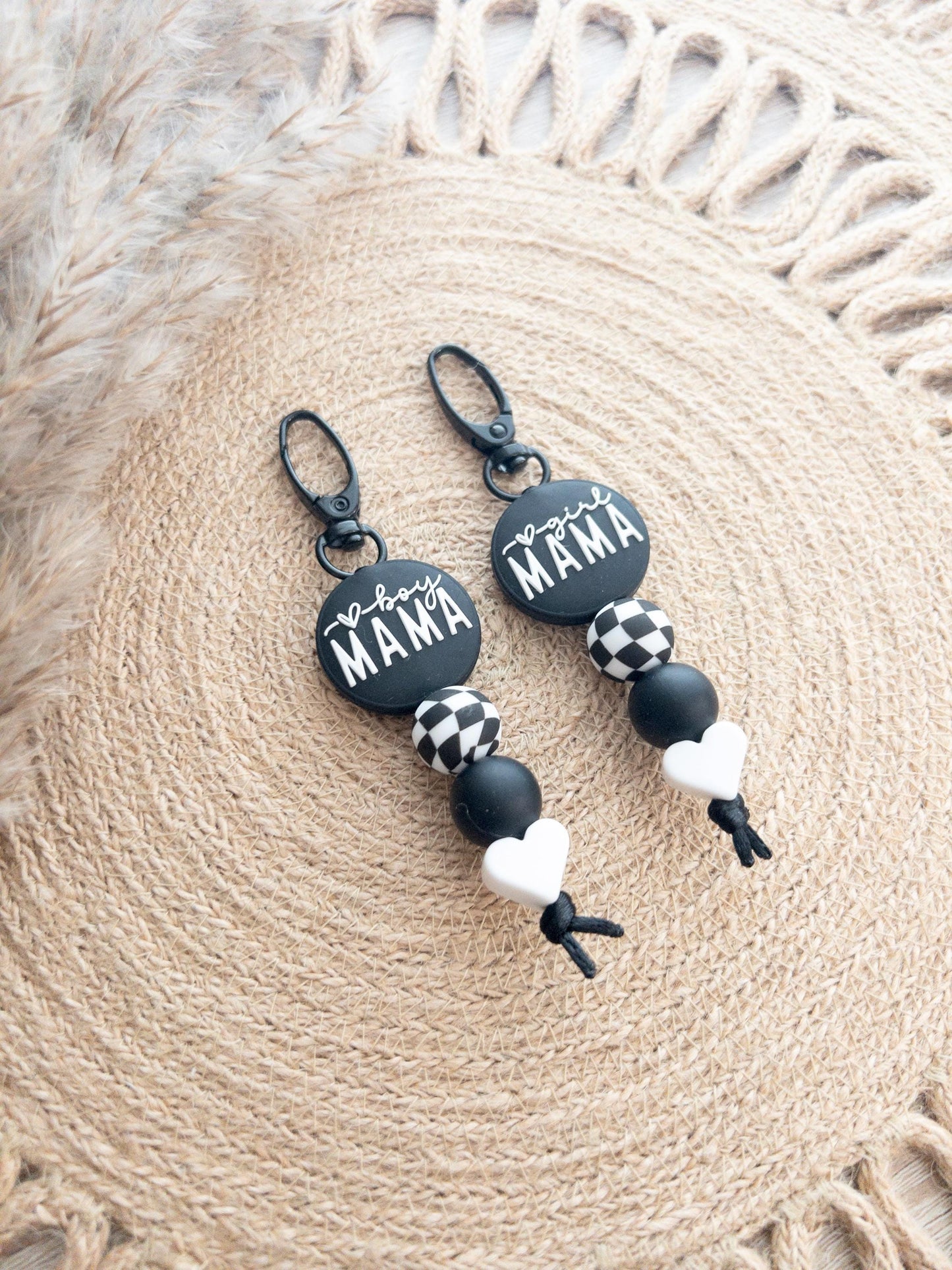 Boy & Girl Mama Keychains