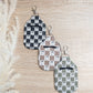 Checkered Hand Sanitizer Keychain