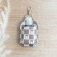 Checkered Hand Sanitizer Keychain