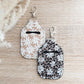 Flower Hand Sanitizer Keychain Holders