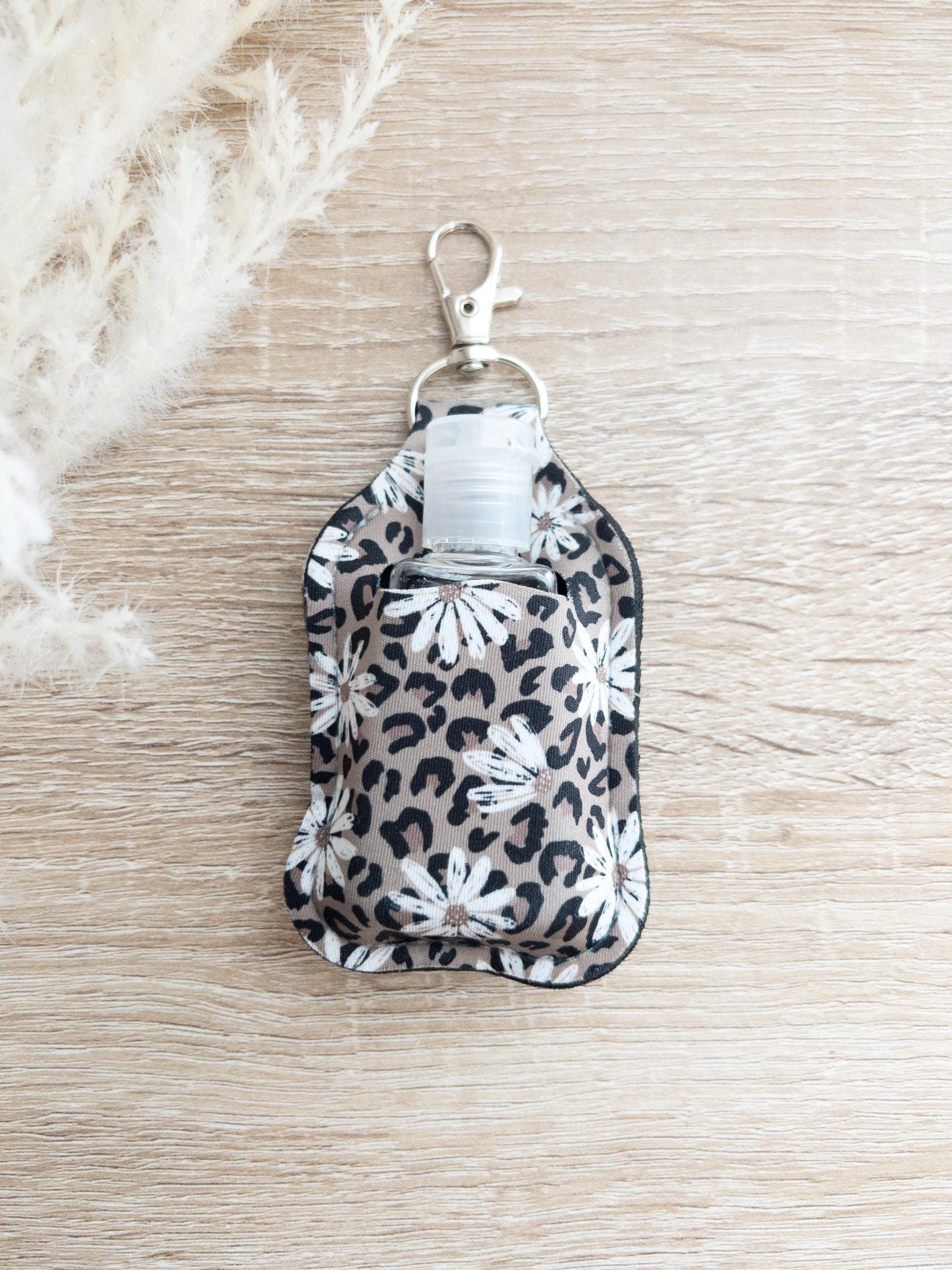 Flower Hand Sanitizer Keychain Holders