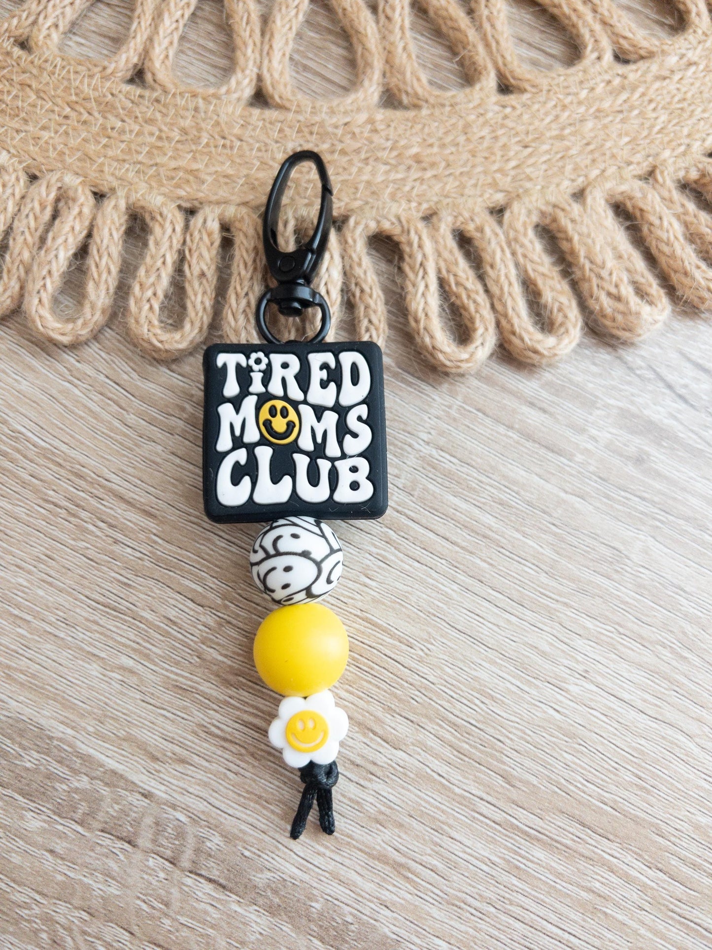 Anti Social Moms Club & Tired Moms Club Keychains