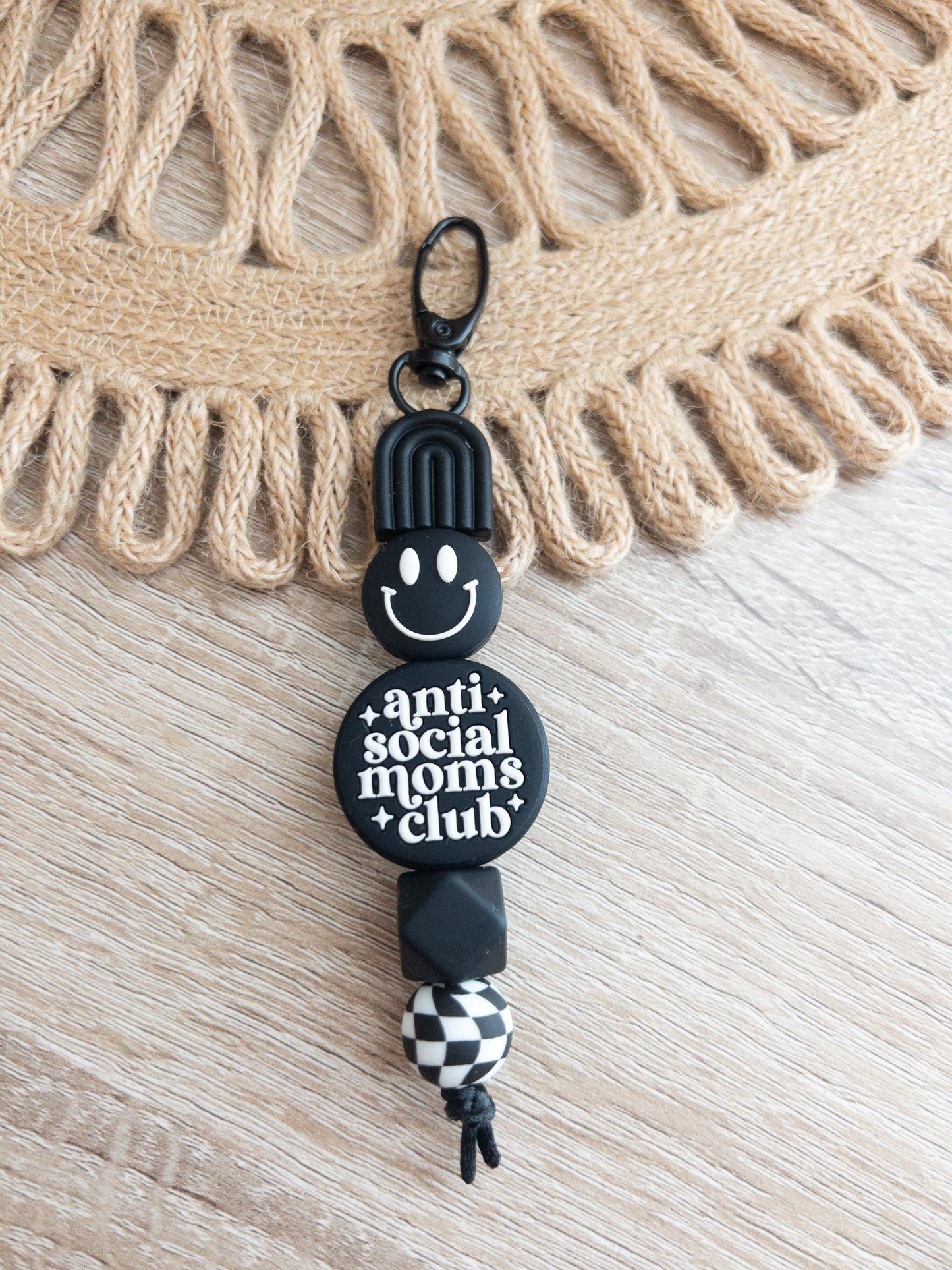 Anti Social Moms Club & Tired Moms Club Keychains