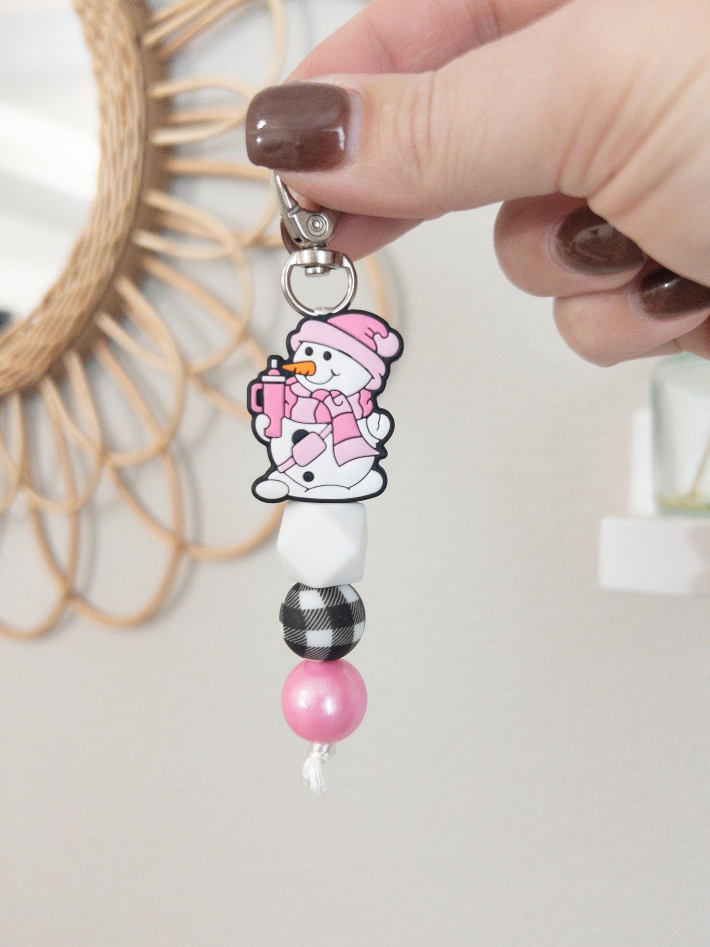 Christmas Keychains | Snowman Keychain