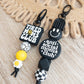 Anti Social Moms Club & Tired Moms Club Keychains