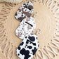 Cow Print Hand Sanitizer Keychain Holders