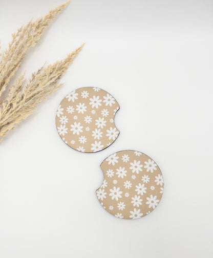 Car Coasters | Floral Prints