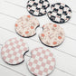 Car Coasters | Cherries, Bows & Checkered