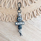 Checkered Mama Keychain