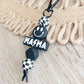 Checkered Mama Keychain