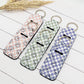 Checkered Lip Balm Keychain Holders | Checkered & Smiley Faces