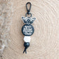 Anti Social Moms Club Keychain With Moth